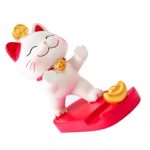 Cat Phone Holder Cat Phone Stand Desk Ornament Kawaii Phone Stand Cute Cat Phone Holder Cute Cat Cell Phone Stand For Home Table