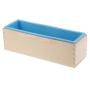 Silicone Loaf Soap Mold With Box - Blue