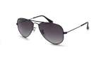 Aviator Kids Sunglasses In Black - Black One Size