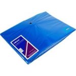 Nexx A4 Button Envelopes Blue Pack Of 5