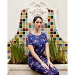 Marble Top Navy Ladies X Amy Lee - 40