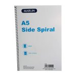 Side Spiral Short Hand Pad Marlin A5 140 Page Pack Of 12 Books