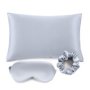 - 3 Piece Satin Gift Set In Envelope - Light Grey