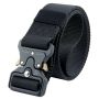 Tactical Nylon Waist Belt Army Quick Release Buckle Belt-black