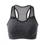Breathable Mesh Back Sports Bra Seamless Yoga Gym Workout Athletic Top S