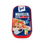 Ja Makrelen Filets Mackerel Fillets In Tomato Sauce - 125G