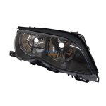 Bmw E46 3 Series Headlight Electric Black Right 01-04