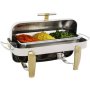 Chafing Dish Delux-rolltop Rectangular 7.5LT - CDS0007