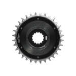 E-ring - Yamaha Square Taper 36T Aluminium- Black