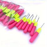 1PC 5PCS 10PCS Professional Crochet Hooks For Making Jumbo Micro Braids And Wigs - Durable And Easy To Use