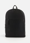 Zip Detail Faux Leather Backpack