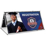 Fade Resistant A-frame With Fabric Print 2M X 1M