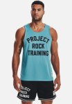 Under Armour Project Rock Rev Mesh Top - Glacier Blue