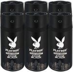 PLAYBOY Body Code Black Deodorant Spray - For Men