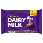 Cadbury Dairy Milk Chocolate Bars 4 Pack
