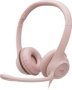 Logitech H390 USB Computer Headset - Rose