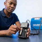 Double Battery Charger - Compact Dual Bay For Quick Charging