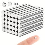 30PCS Small Durable Neodymium Magnets 5 2MM Round Refrigerator Magnets For Whiteboards Photos Stickers Postcards Tools Kitchen A