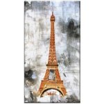 Eiffel Tower Art Photography Wall Canvas Print 400 X 800