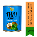 Thai Kathi Coconut Milk Nariyal Ka Doodh 400ML - Premium Pure Coconut Milk For Thai Curries Soups Desserts & Rice Delivers