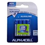 Alphacell Aaa 4PC Pro Alkaline Digital Batteries 3 Pack