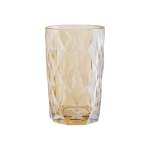 Amber Elegant Hi-ball Glasses