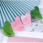 1PC Natural Resin Gua Sha Board Massage Guasha Plate Face Massager Scrapers Tools Gua Sha Massage Tool For Body Facial Sculpting