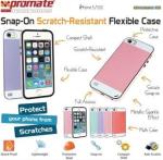 Promate Green Grosso I5 Striped Flexigrip Snap Case