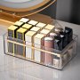 1PC 18 Grids Lipstick Case Makeup Cosmetic Organizer Multifunctional Desktop Transparent Storage Box Vanity Decor