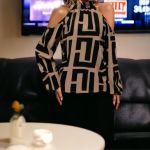 Halter Neck Cold Shoulder Blouse