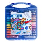 Doms Hex Oil Pastels 25 Plastic Box