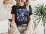 Shane Hollander Bootleg T-Shirt White Blues
