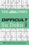 The Times Difficult Su Doku Book 2 - 200 Dreadfully Tricky Su Doku Puzzles Paperback
