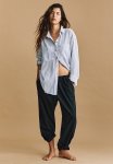 Cotton Shirt - Light Blue Striped