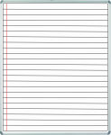 Educational Board Magnetic Whiteboard 1220 920 - White Lines - Side Panel - Option A