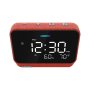 Lenovo Smart Clock Essential - With Amazon Alexa / 4" LED Display / Wi-fi And Bluetooth Red