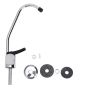G1/4 Universal Press Type Copper Gooseneck Kitchen Sink Faucet