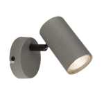 Granite Single Metal Spotlight Grey