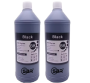 Universal Dye Refill Ink - 1 Litre - Black -2 Pack For Canon Printers