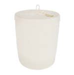Lidded Laundry Basket - Ivory