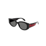 Sunglass Woman Black Grey AM0330S-002 - Black