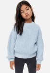 Knitted Chenille Jumper - Light Blue