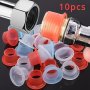 10/20PCS Silicone Leak-proof Faucet Seals For Ppr Pipes - Bsp Threaded Fitting Buckles Assorted Colors