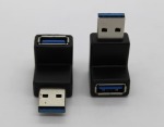 Cyberdyne USB A Male To USB A Female Angle Adaptor - Computer World