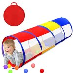 Kids Play Tunnel For Toddlers 1-3 6 Foot Baby With 2 Mesh Sides Pop Up Crawling Toys 1 3 4 Year Old Girl Boy