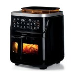 Kenwood 7L 3-IN-1 Air Fryer & Steamer With Window Black HFS92.000BK