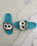 Blue Puppy Slippers Size 4
