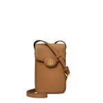 Pebbled Phone Crossbody -tigers Eye