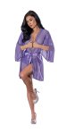 Flutter Sleeve Robe - Peri Winkle