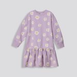 GIRLS Drop Waist Dress - 10 Lilac